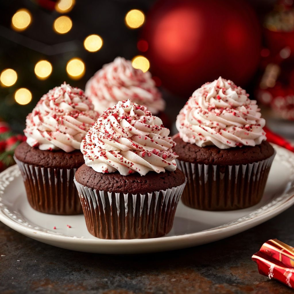 peppermint-mocha-cupcakes-crowned-with-luxurious-chocolate-frosting-crushed-peppermint-candies-spri